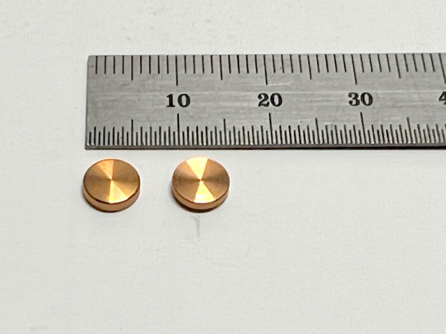 銅ctor　銅加工　銅のコイン　銅接点　銅旋盤加工